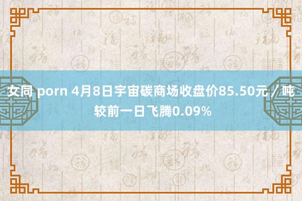 女同 porn 4月8日宇宙碳商场收盘价85.50元／吨 较前一日飞腾0.09%